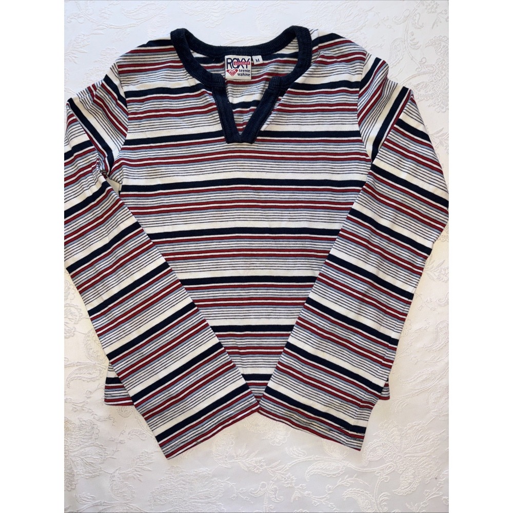 Vintage ROXY Teenie‎ Wahine Skater Surfer Top Shirt Girls Medium Rare Find